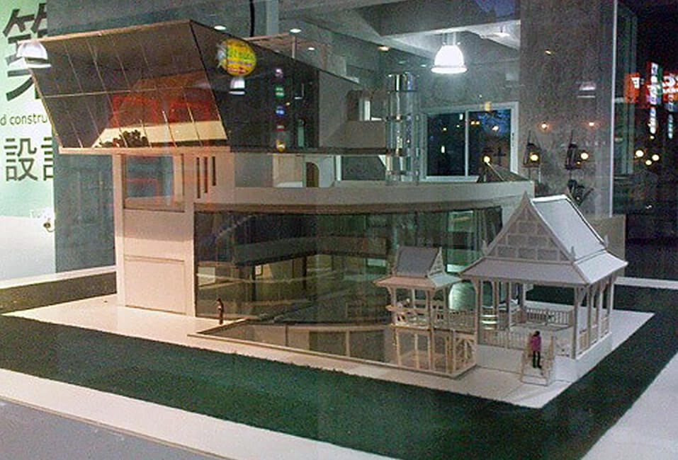 Mario Kleff scale model of Villa Futureproof