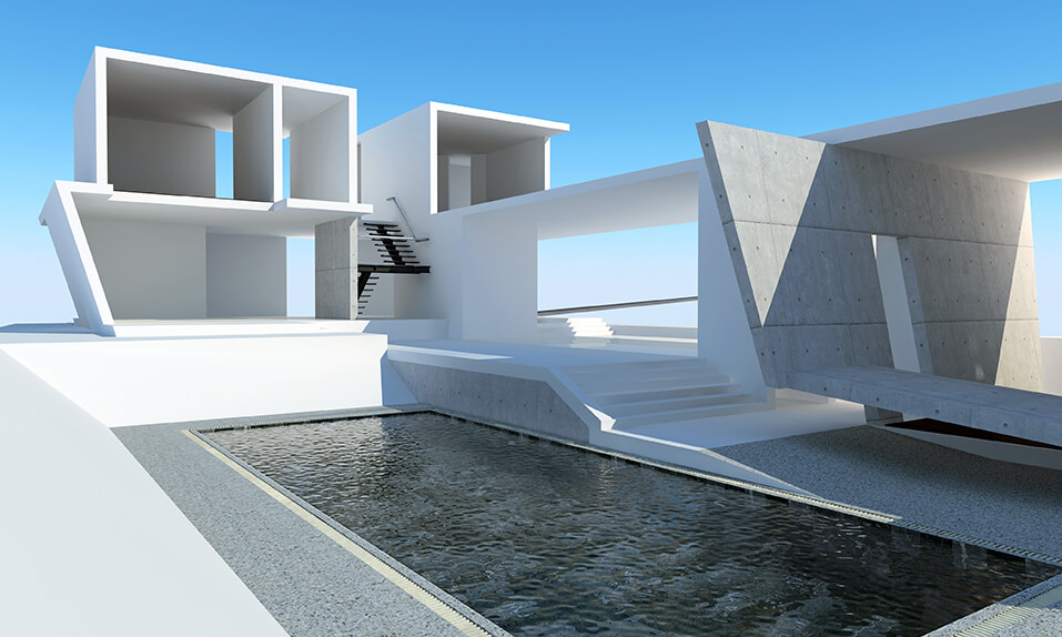 Mario Kleff Minimalist Villa with Concrete Walls